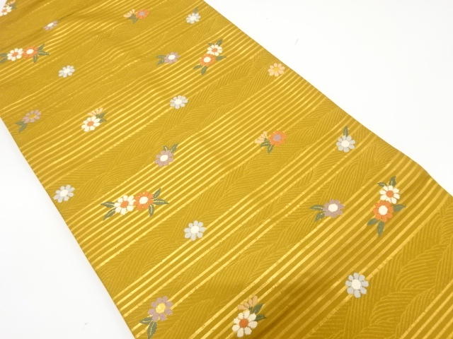 JAPANESE NAGOYA OBI / WOVEN FLOWER PETALS